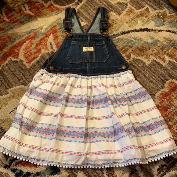 OshKosh B'gosh Other - B2GOFREE 🍭 OshKosh overall dress Sz5T